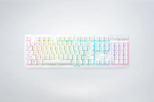 Клавіатура бездротова Razer DeathStalker V2 Pro Wireless Purple Switch ENG White (RZ03-04363500-R3M1)